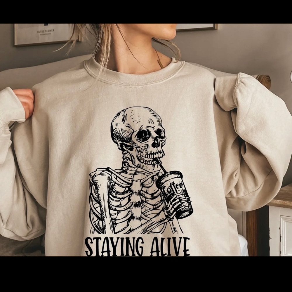 Cute coffee sweater